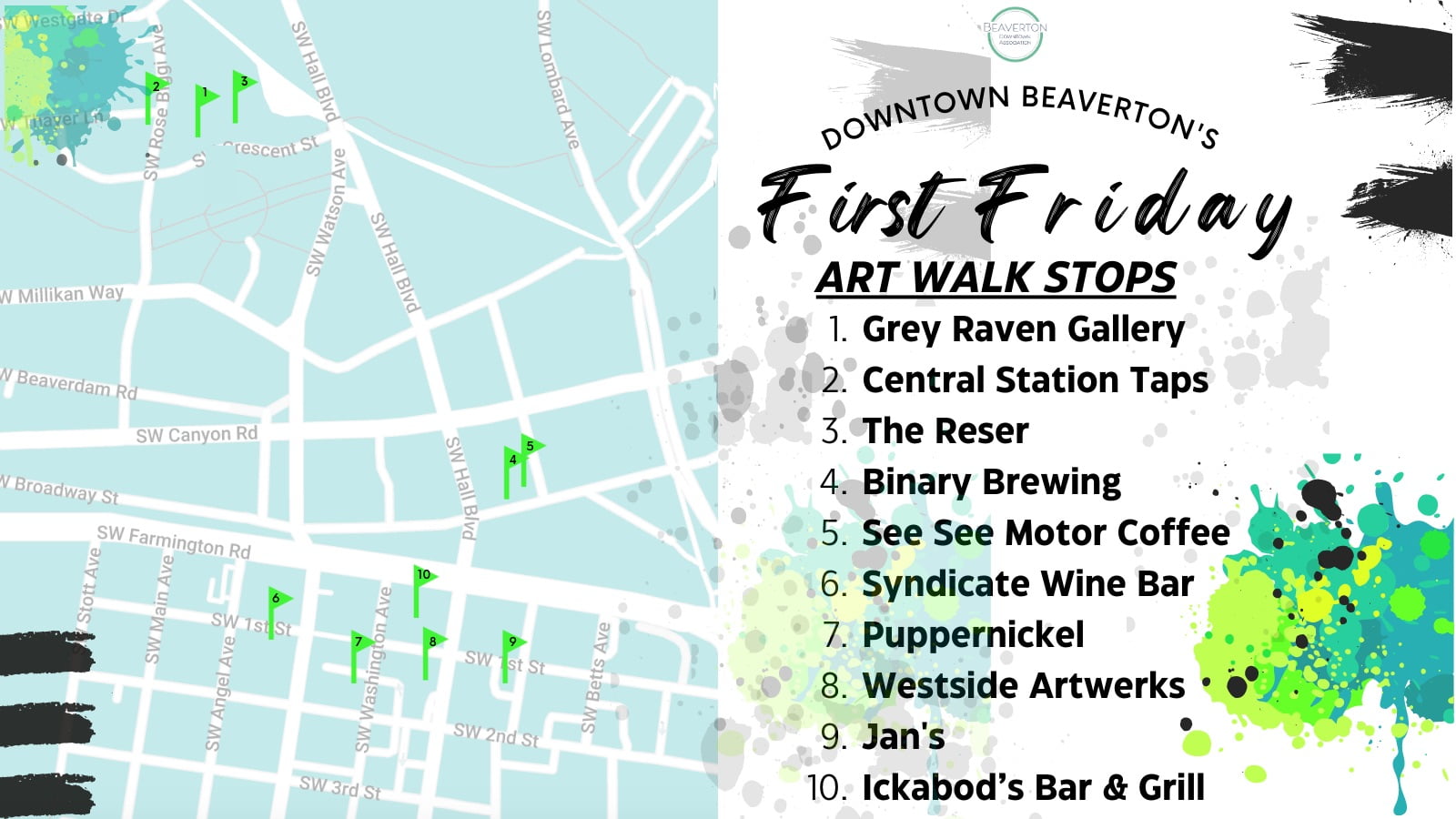 September 2023 ART WALK STOPS