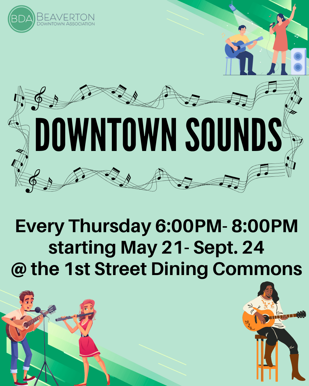 beaverton downtown association presents downtown sounds